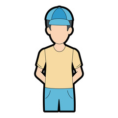 young man avatar character