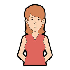 beautiful woman avatar character