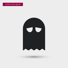Ghost icon simple vector sign