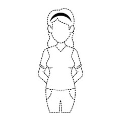 beautiful woman avatar character