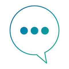 speech bubble isolated icon
