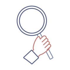 hand  with  trafic sign vector illustration