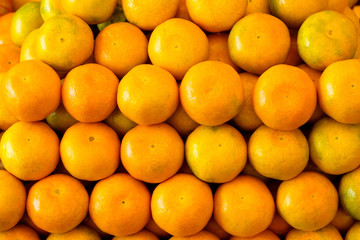 Fresh tangerines background