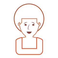 woman face vector illustration