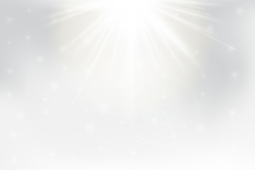 Abstract Sun Shining Background with lens flare.