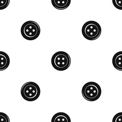 Sewing button pattern seamless black