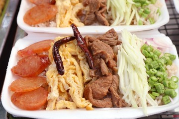 Fried rice with shrimp paste