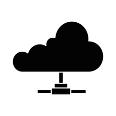 cloud computing isolated icon