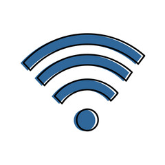 wifi signal isolated icon