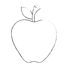 apple fruit isolated icon