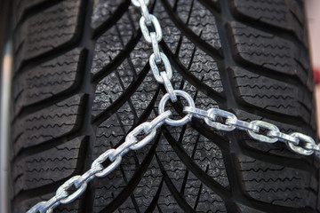 Chain for car wheel