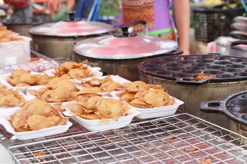 Coconut milk mix sugar and flour