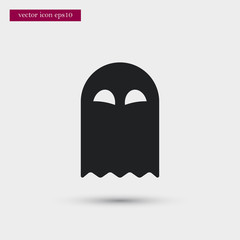 Ghost icon simple vector sign