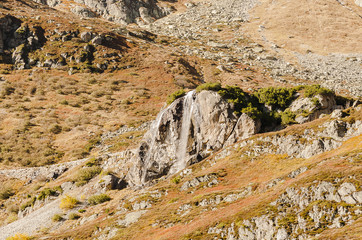 Susten, Sustenpass, Passstrasse, Bergstrasse, Wasserfall, Alpen, Schweizer Berge, Berner Oberland, Innertkirche, Haslital, Herbst, Schweiz