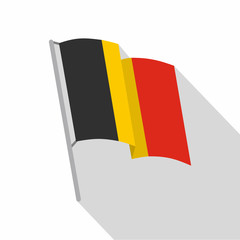 Germany flag icon, flat style