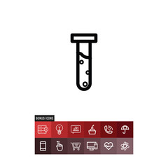 Test tube icon