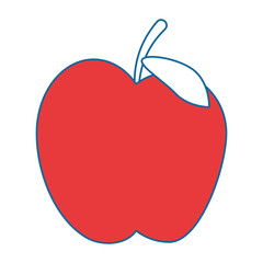 apple fresh fruit icon