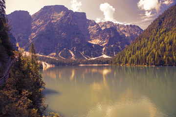 surrealistic mountain landscape