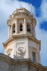 Fototapeta premium Tower of the Cadiz Cathedral, Cadiz, Spain