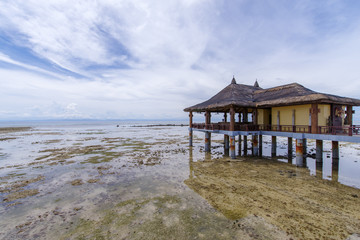 low tide at beach in balesin island