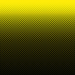 Geometric halftone dot pattern background - vector illustration from circles in varying sizes