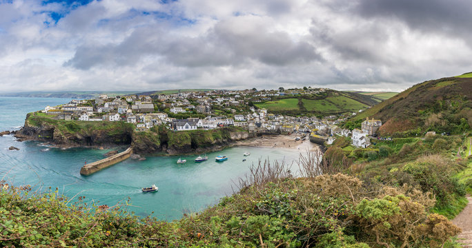 Port Isaac is a pretty fishing village that is used as the filming location for the TV series 'Doc Martin'