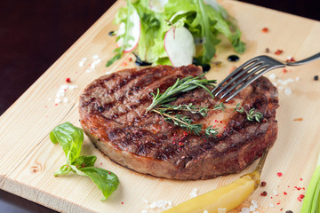 Delicious steak