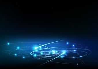 vector background abstract technology communication data Science