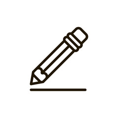 Fototapeta premium Flat line icon