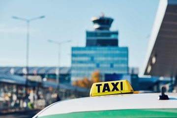 Taxi car on the street