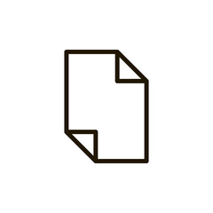 Flat line icon