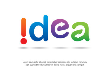 Idea Logo Template Design Vector