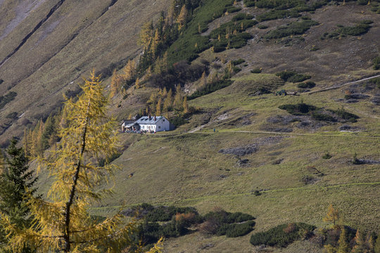 Leobner H&uuml;tte am Hochschwab, Gebirge in der Steiermark, &Ouml;sterreich