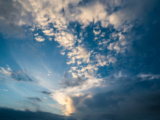 Sky with clouds