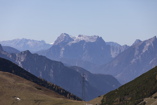 Blick vom Polster auf Berg Lugauer
