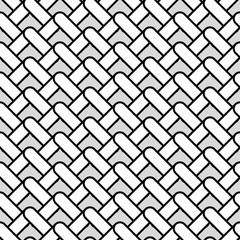 Black and white Seamless geometric pattern. Flat design. Textile rapport.
