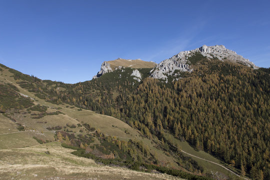 Leobner Mauer am Hochschwab, Gebirge in der Steiermark, &Ouml;sterreich