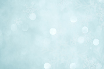 Christmas background with snowflakes