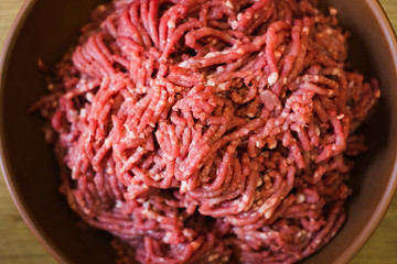 Culinary forcemeat meat burger kitchen handmade cutlet cooking preparation restaurant food ingredients background