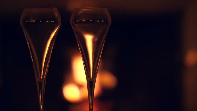 champagne au coin du feu