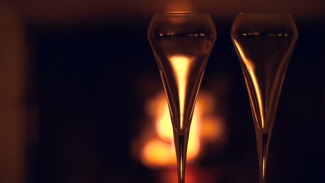 champagne au coin du feu