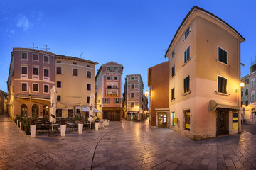 Old Town Narrow Streets in the Morning, Rovinj, Croatia