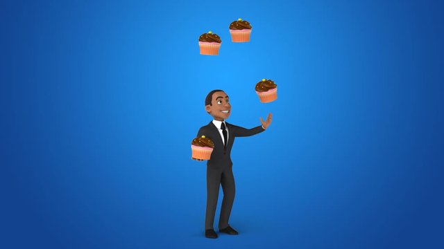 Fun businessman - 3D Animation