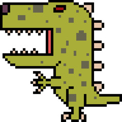 Fototapeta premium vector pixel art monster