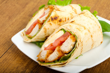 Chicken bread roll