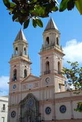 San Antonio church at the Plaza San Antonio, Cadiz, Spain