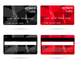 member card, business VIP card, design for privilege member,vector