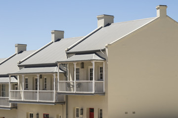 Exterior of a terraced Victorian styled building