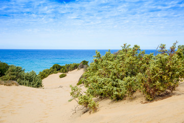 dunes of Piscinas in Sardinia, Italy