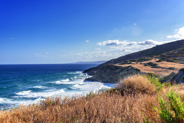 Sardinien Küste Mittelmeer Felsen
